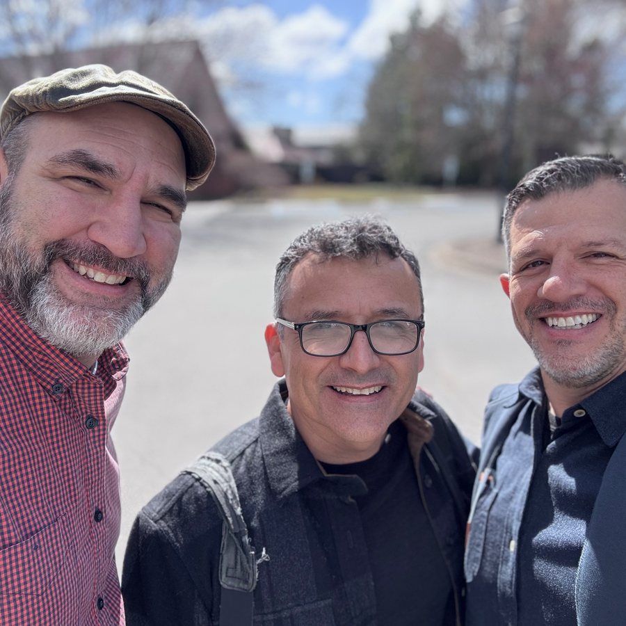 Brian with Evelio Mattos and Gerardo Herrera at the Biltmore Estate